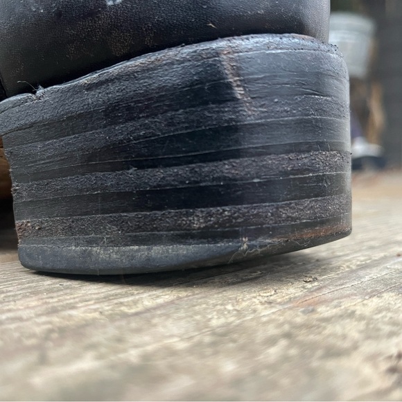 Frye Campus boots black 8.5 vintage - Picture 7 of 12